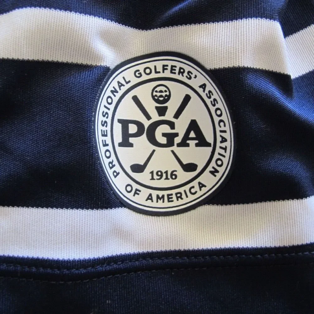Polo Ralph Lauren Short Sleeve Performance Polo Shirt Men's XL‎ PGA Logo Stretch
